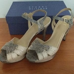 Stuart Weitzman Snakeloo heels
